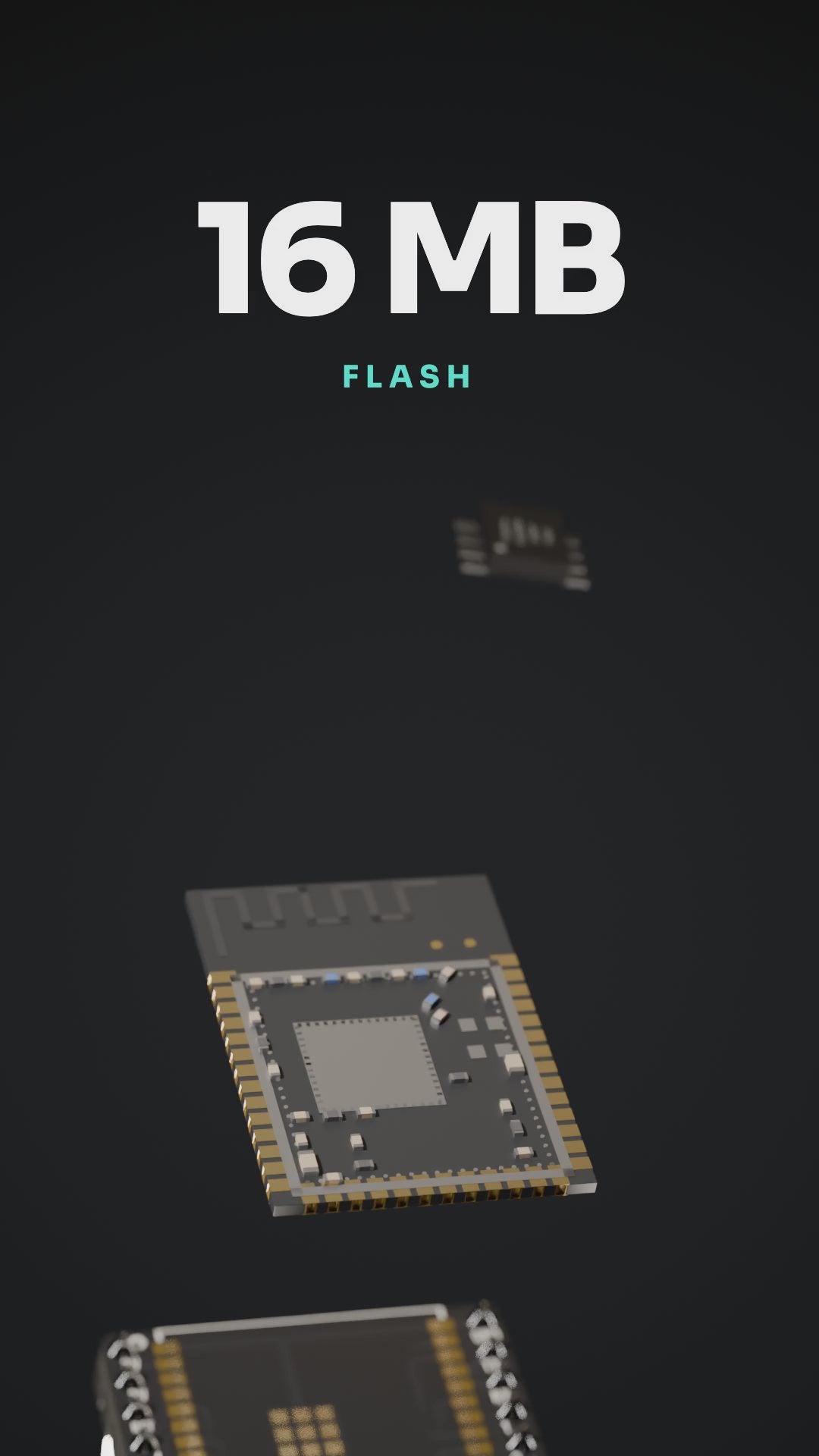 ESP32-S3 Gold Edition N16R8: the board assembling itself, then 44 pins, two USB-C ports and ENIG gold