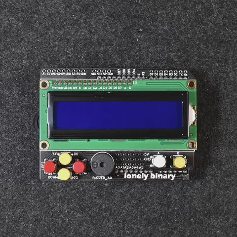 DIY LCD 1602 Keypad Shield