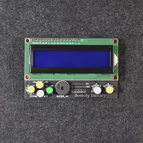 DIY LCD 1602 Keypad Shield for Nano