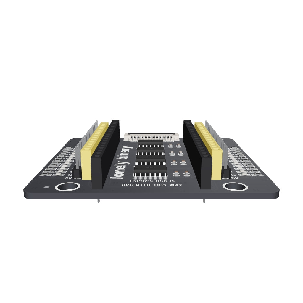 ESP32 PinPulse Shield 3D model