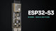 ESP32-S3 Gold Edition N16R8: the board assembling itself, then 16 MB flash, 8 MB PSRAM, 240 MHz dual core, Wi-Fi and BLE 5, two USB-C ports and 44 pins